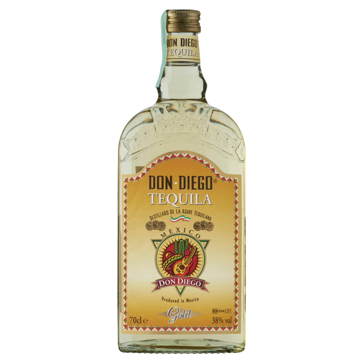 Don Diego Tequila Gold mexikói agavepárlat 38%