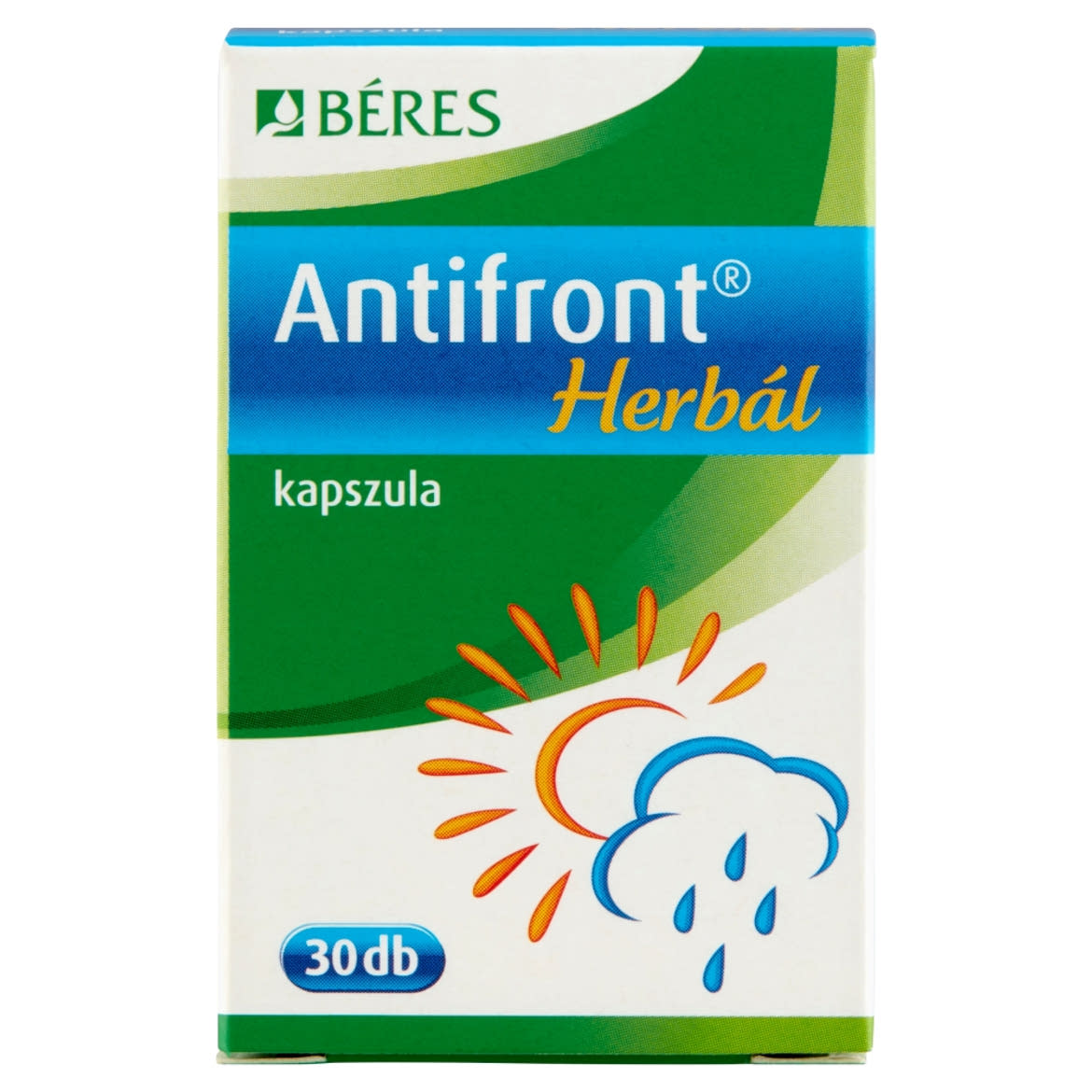 Béres Antifront Herbál kapszula gyógynövénytartalmú komplex étrend-kiegészítő 30 x 0,326 g (9,78 g)