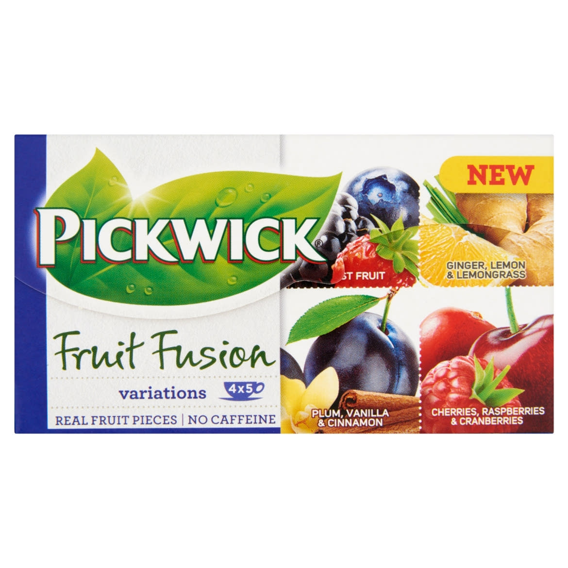 Pickwick Fruit Fusion gyümölcs- és gyógynövénytea variációk