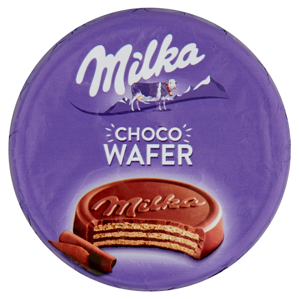 Milka Choco Wafer kakaós töltelékkel töltött, alpesi tejcsokoládéval bevont ostya
