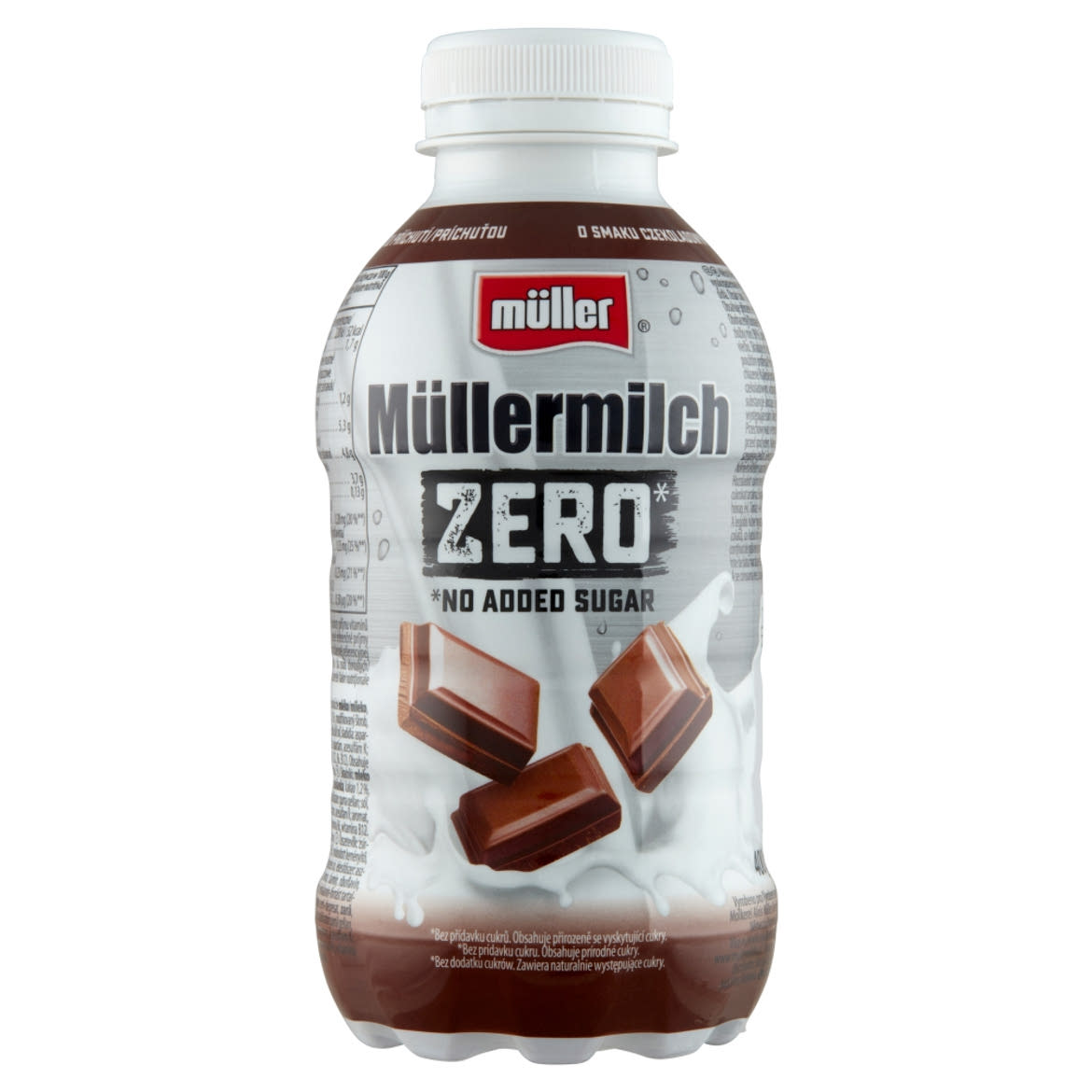 Müller Müllermilch Zero csokoládé ízű zsírszegény tejital édesítőszerekkel