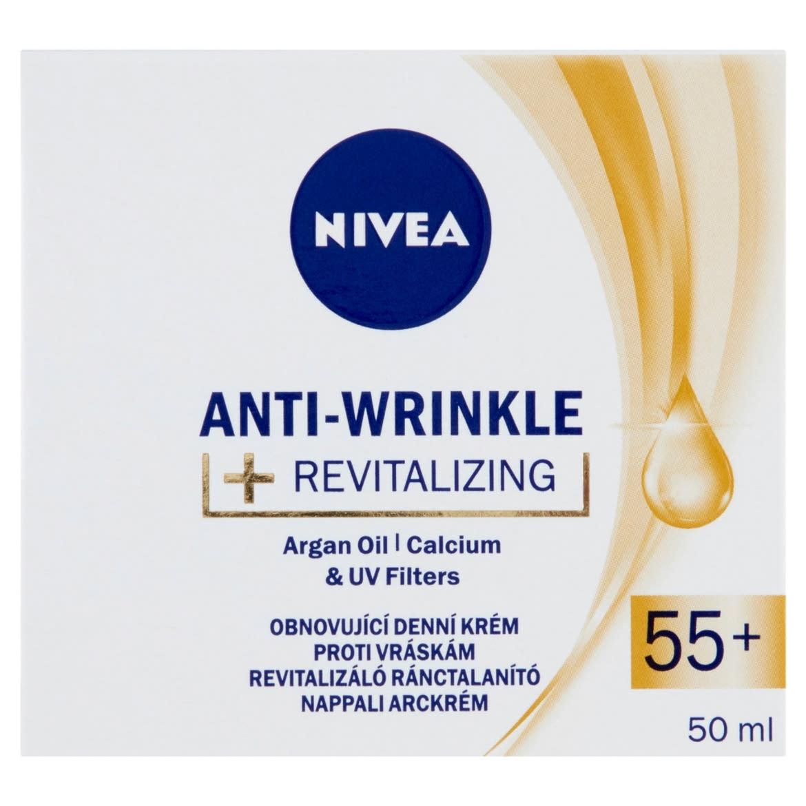 NIVEA Anti Wrinkle 55+ nappali arckrém