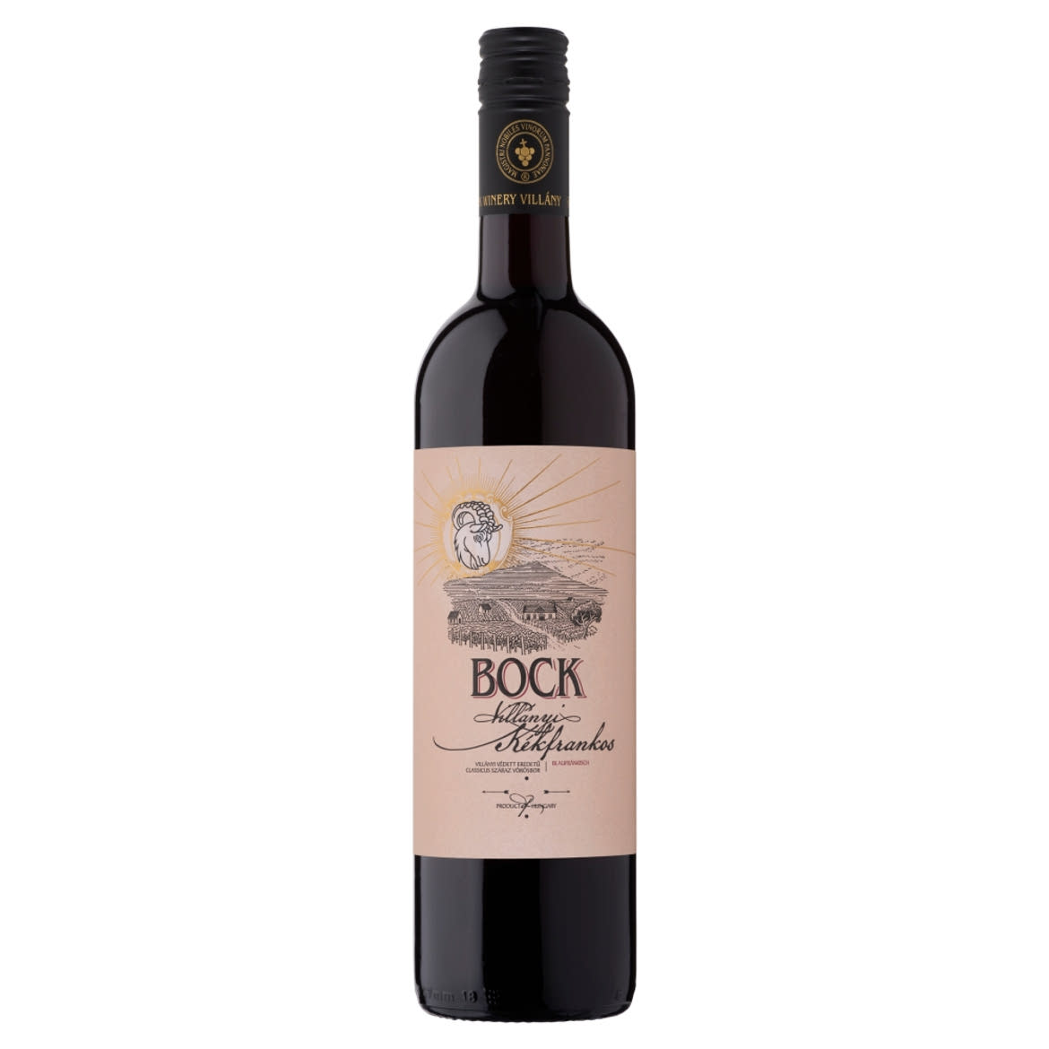 Bock Villányi Kékfrankos classicus száraz vörösbor 13%