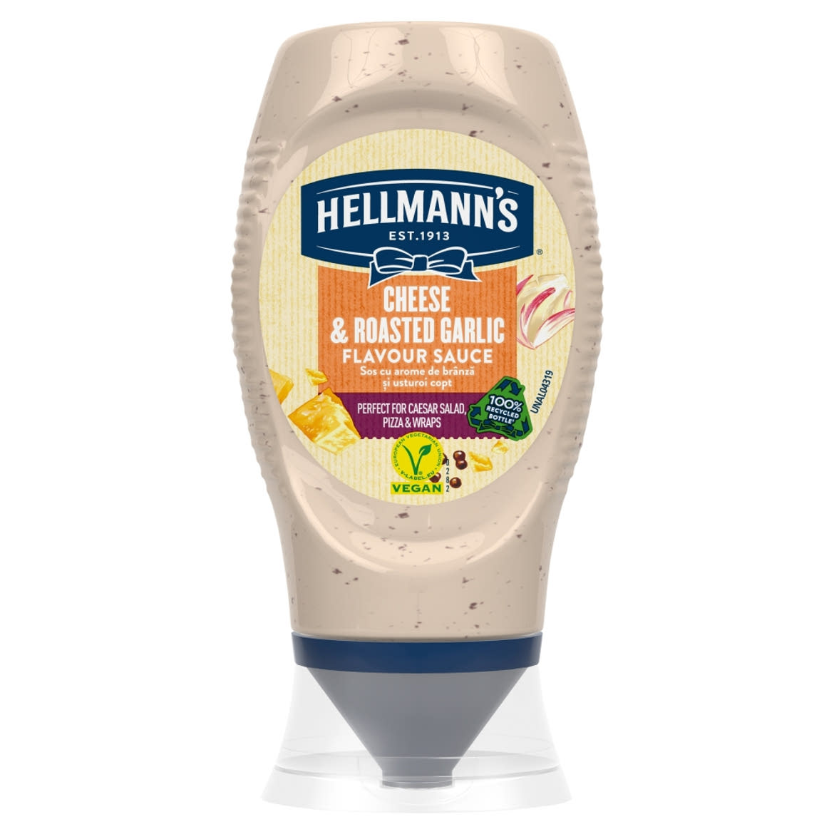 Hellmann's sajtízű és sült fokhagymaízű szósz