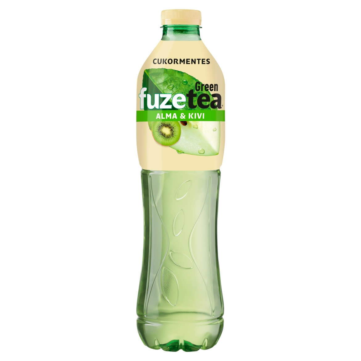 FUZETEA Zero energiamentes, szénsavmentes, alma és kivi ízű üdítőital zöld tea kivonattal