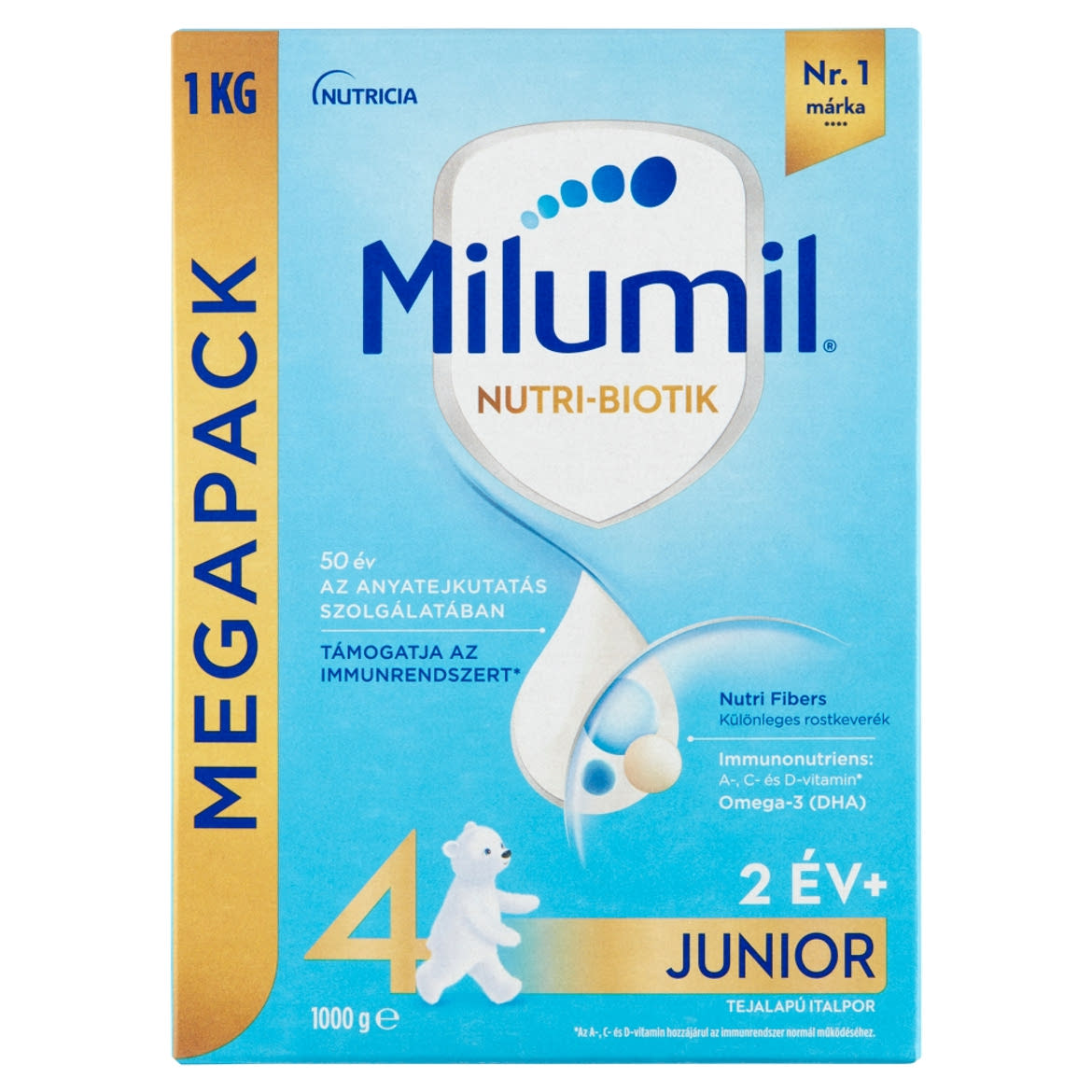 Milumil Nutri-Biotik 4 Junior tejalapú italpor 2 éves kortól 1000 g