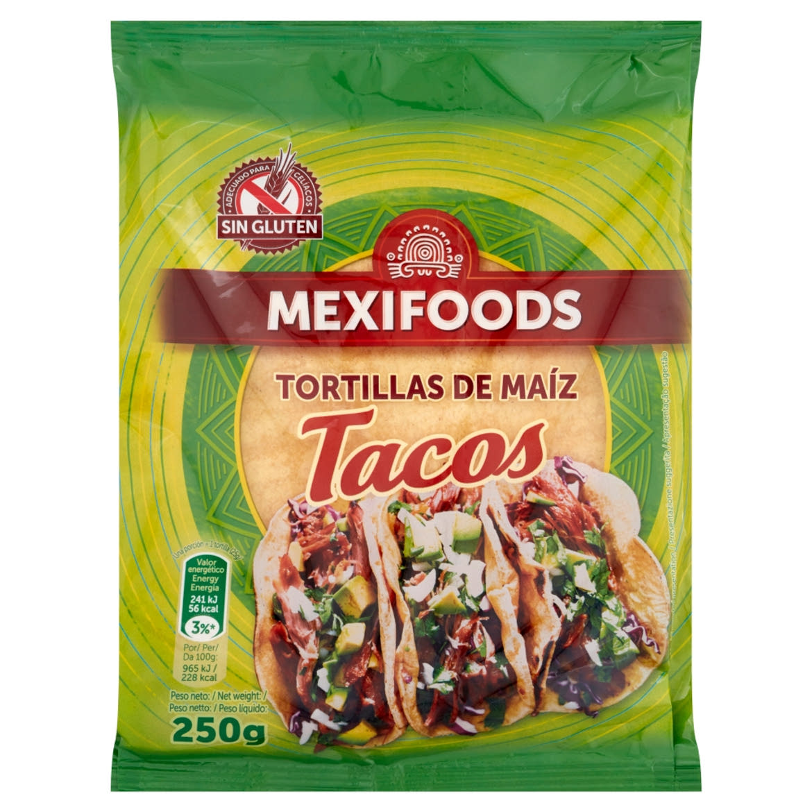 Mexifoods Tacos tortilla kukoricalisztből 10 db