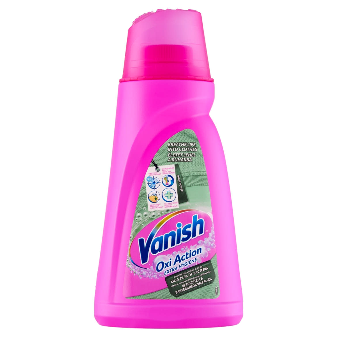Vanish Oxi Action Extra Hygiene folteltávolító folyadék