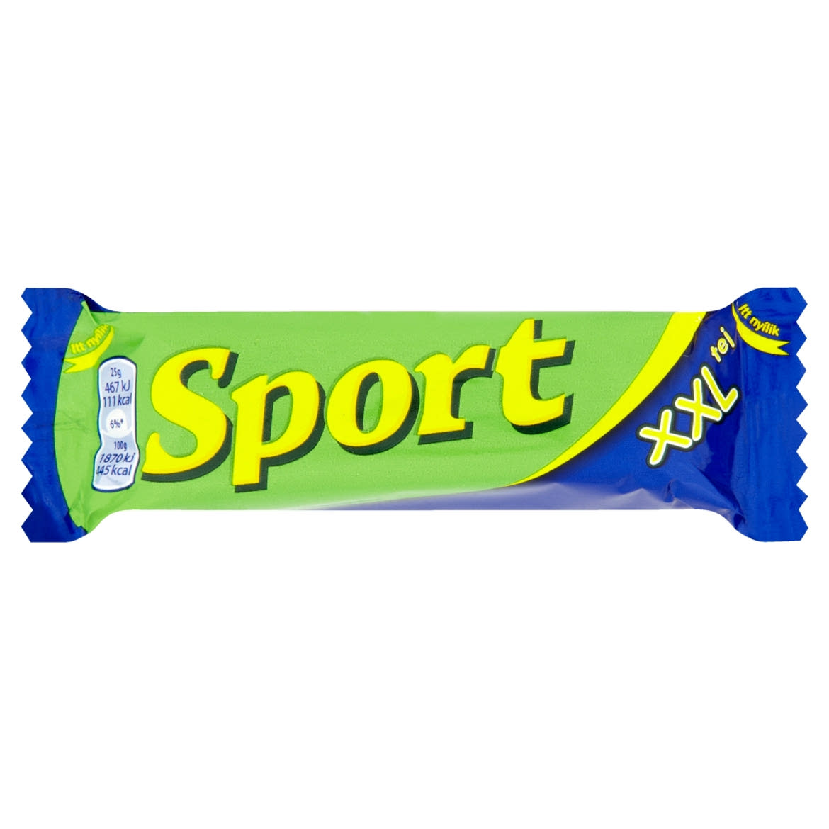 Sport XXL tejcsokoládéval mártott rumos ízű kakaós szelet
