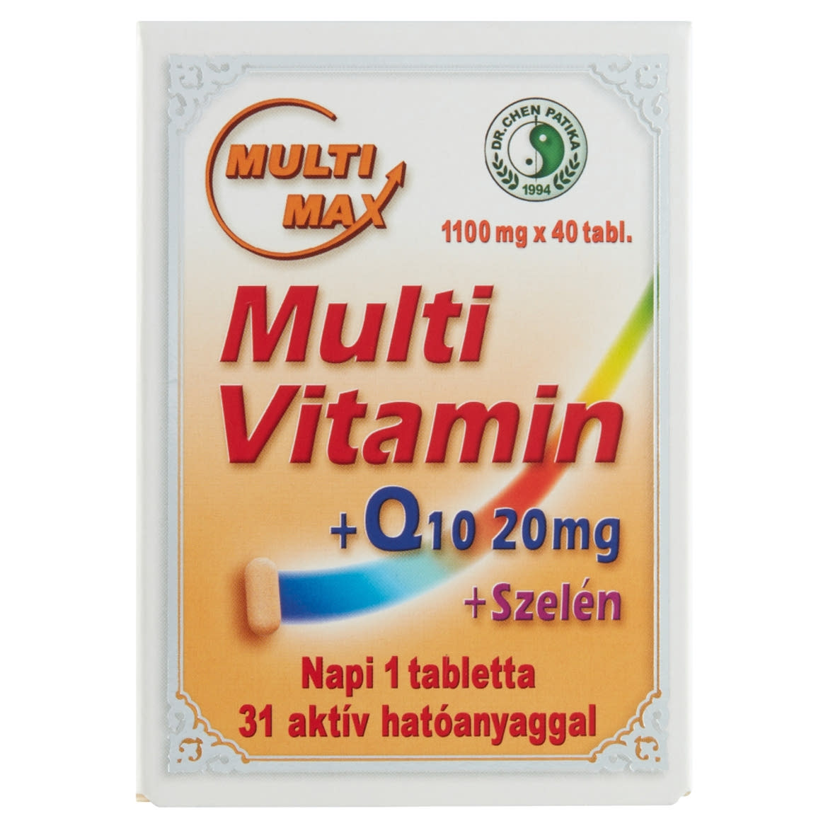 Dr. Chen Multi-Max vitamin +Q10 +Szelén tabletta