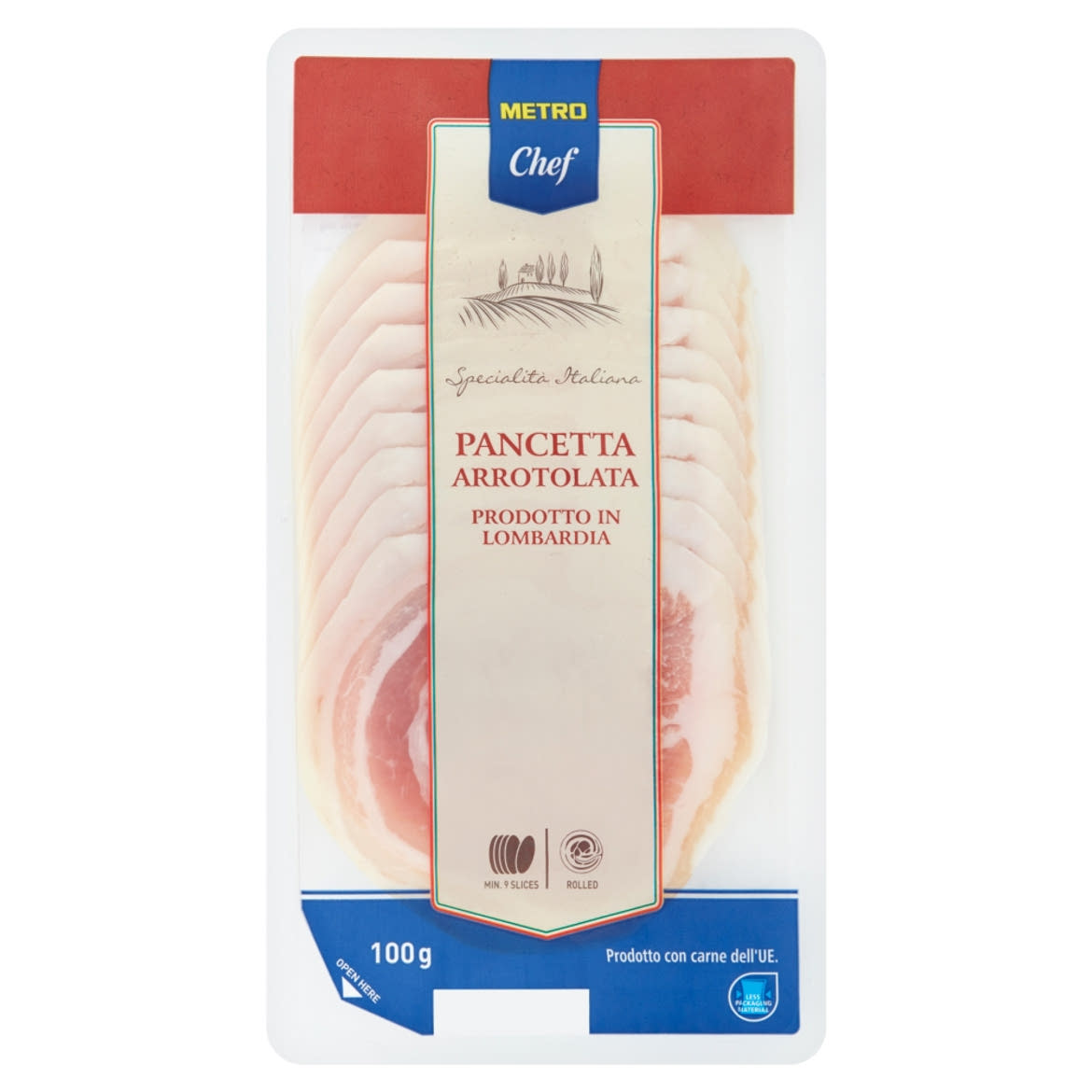 METRO Chef Pancetta Arrotolata szeletelt császárszalonna