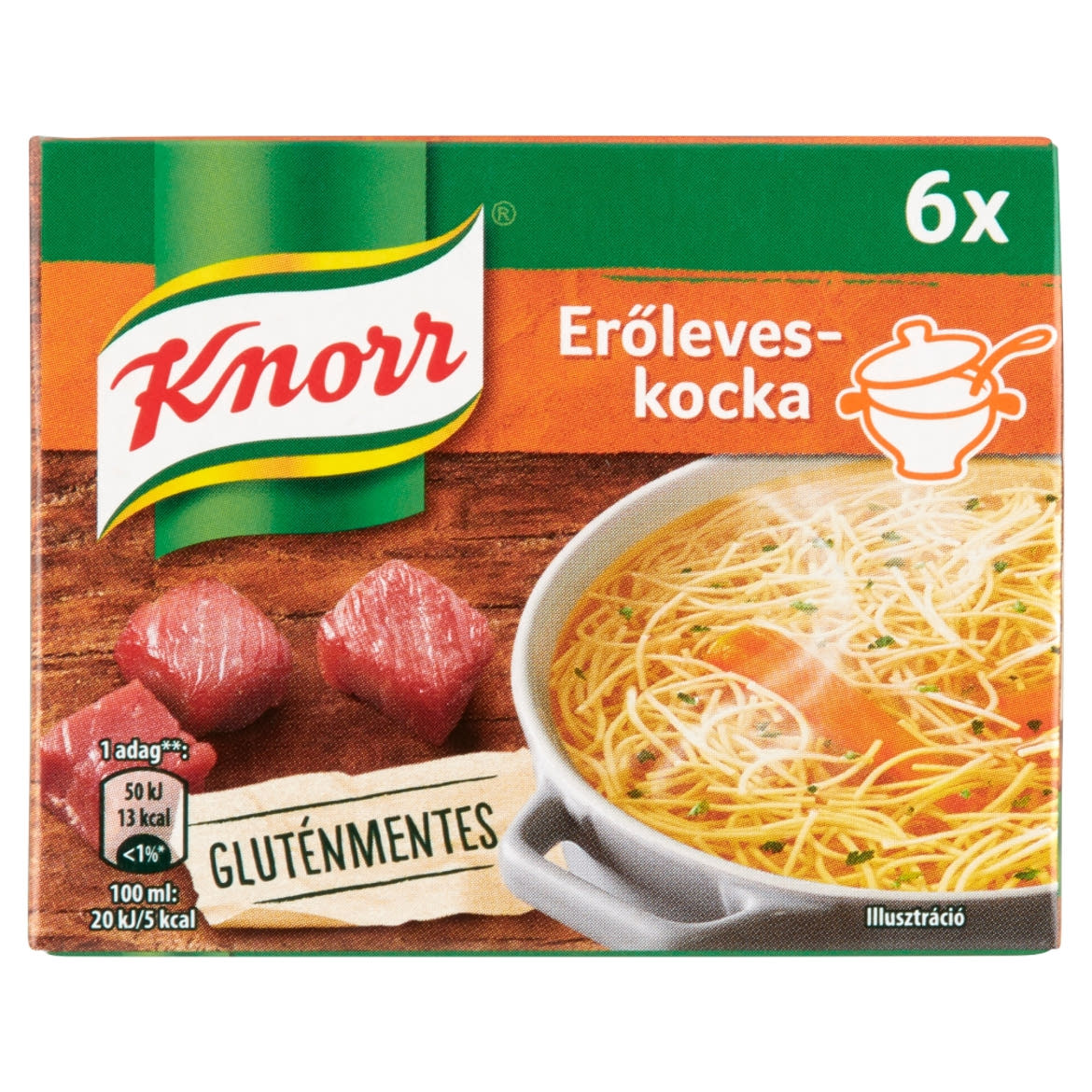 Knorr erőleveskocka 6 x