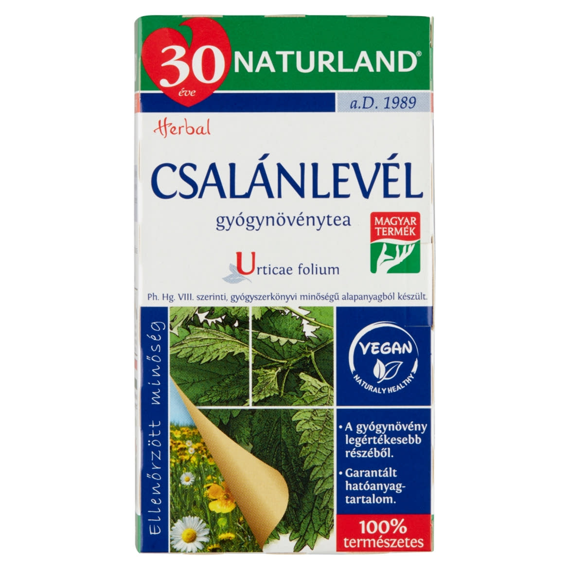 Naturland Herbal csalánlevél gyógynövénytea
