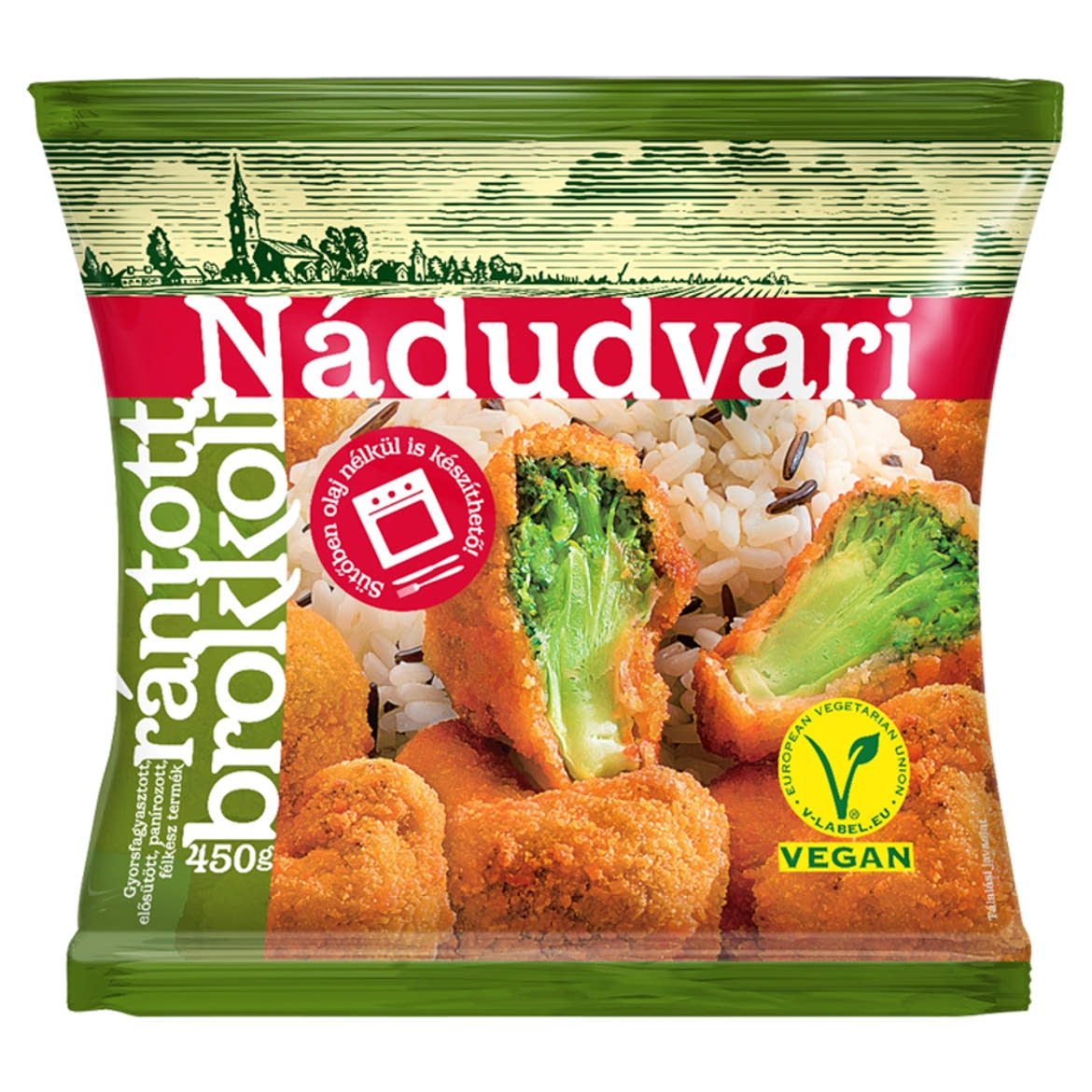 Nádudvari gyorsfagyasztott rántott brokkoli 450 g