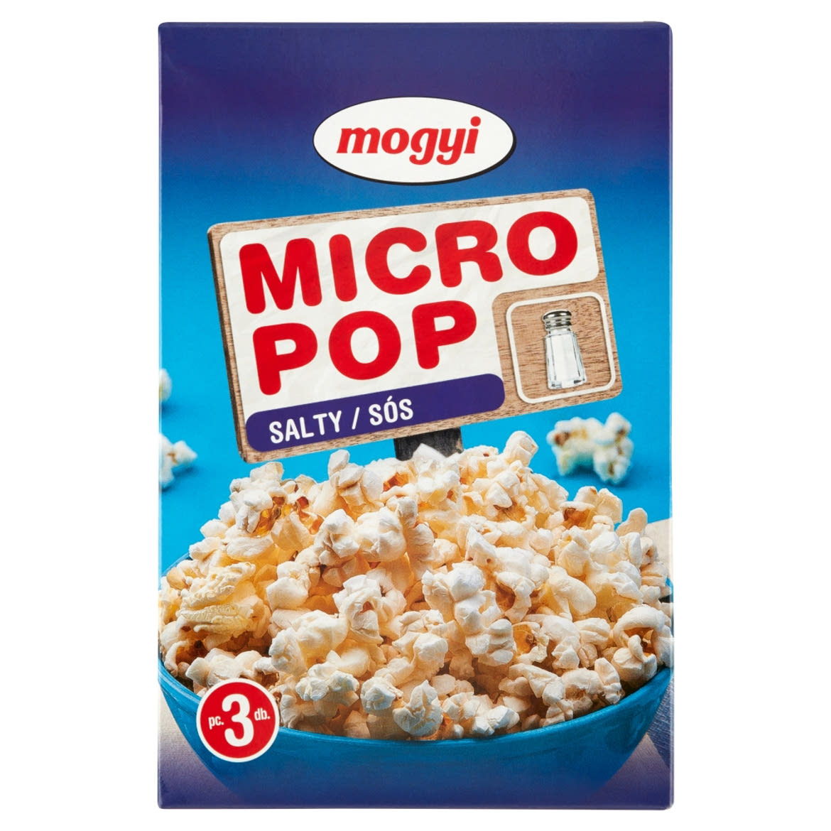 Mogyi Micro Pop sós, mikrohullámú sütőben elkészíthető pattogatni való kukorica 3 x