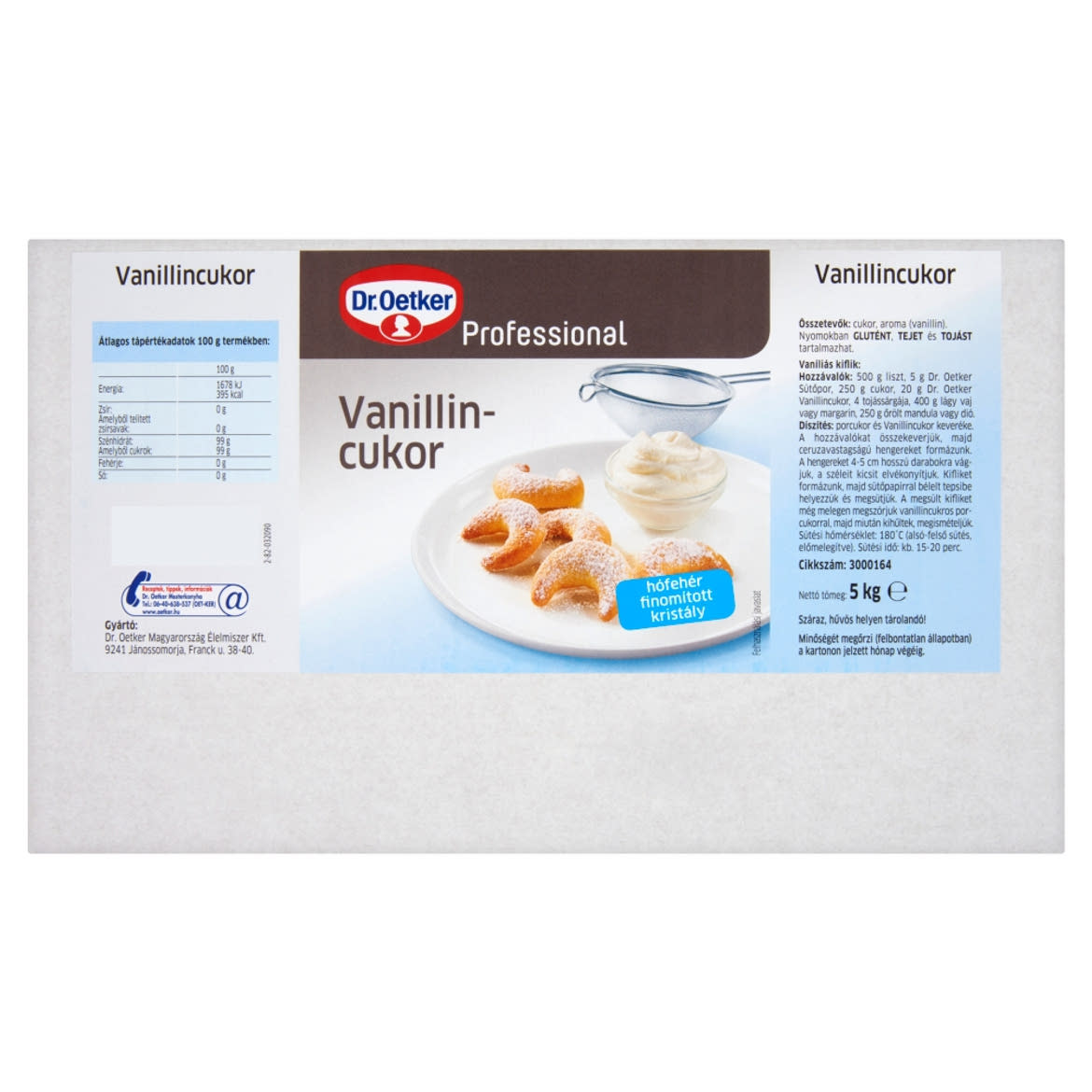 Dr. Oetker Professional vanillincukor