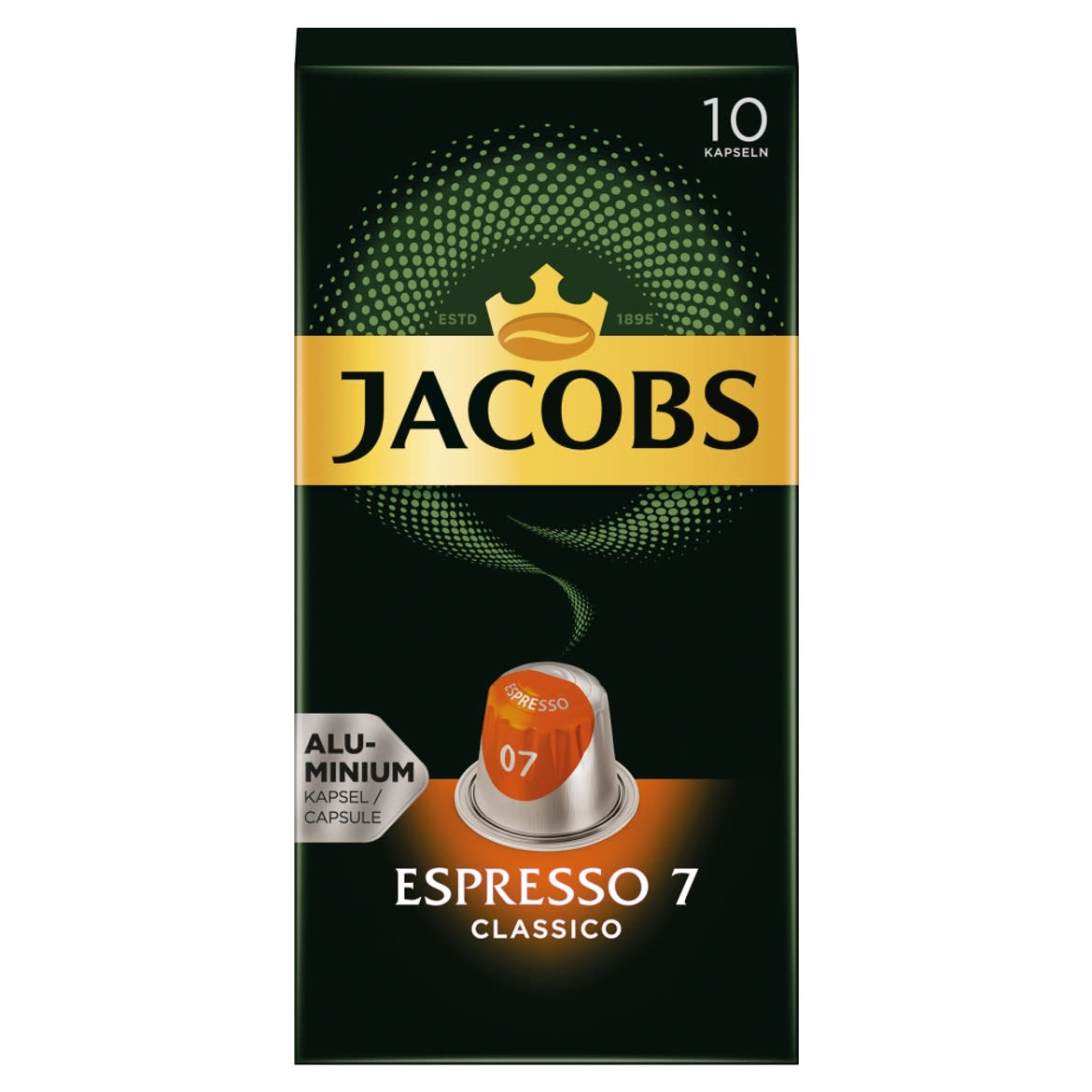 Jacobs Espresso 7 Classico őrölt-pörkölt kávé kapszulában