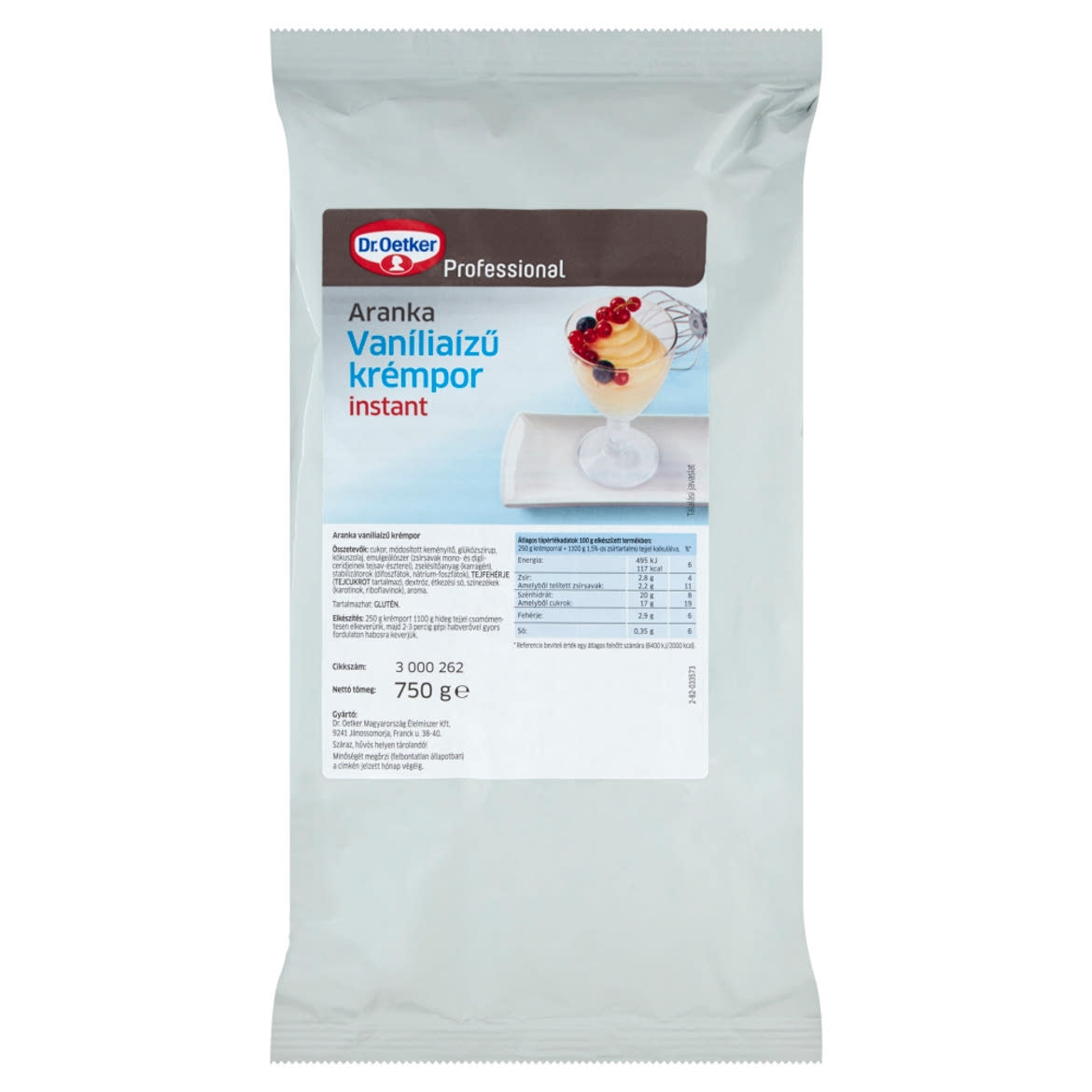 Dr. Oetker Professional Aranka instant vaníliaízű krémpor