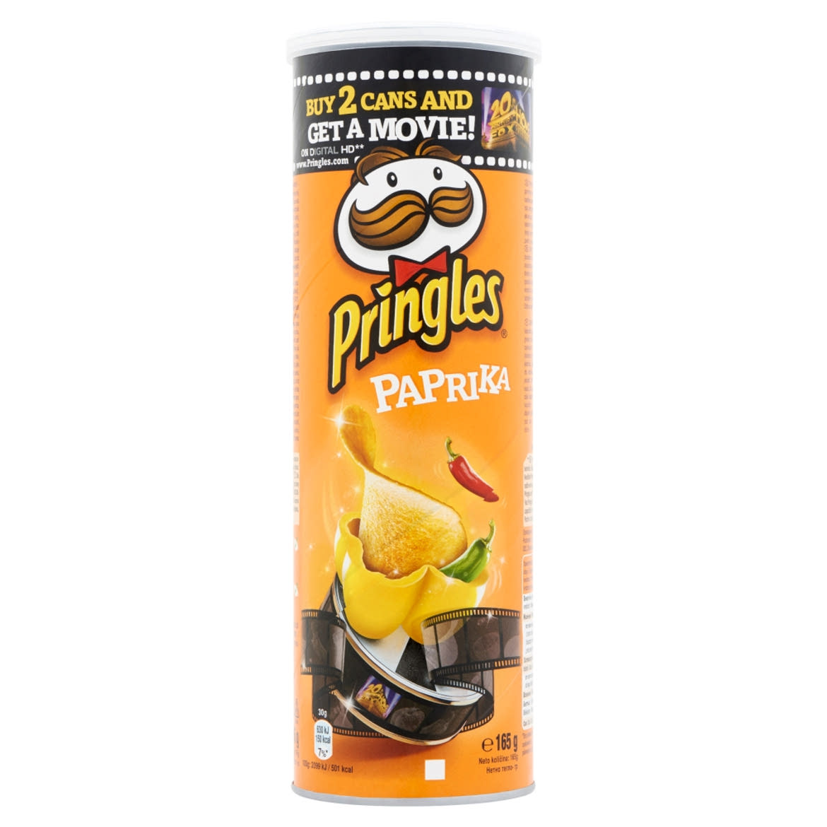 Pringles paprikás ízesítésű snack