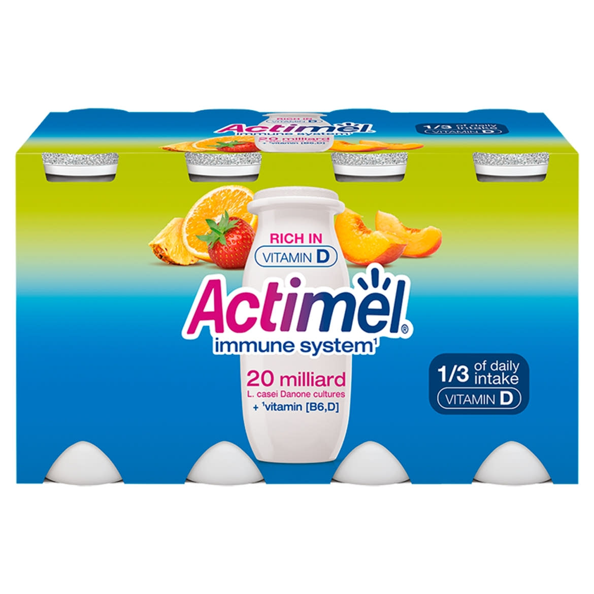 Danone Actimel vegyes gyümölcsízű joghurtital 8 x (800 g)