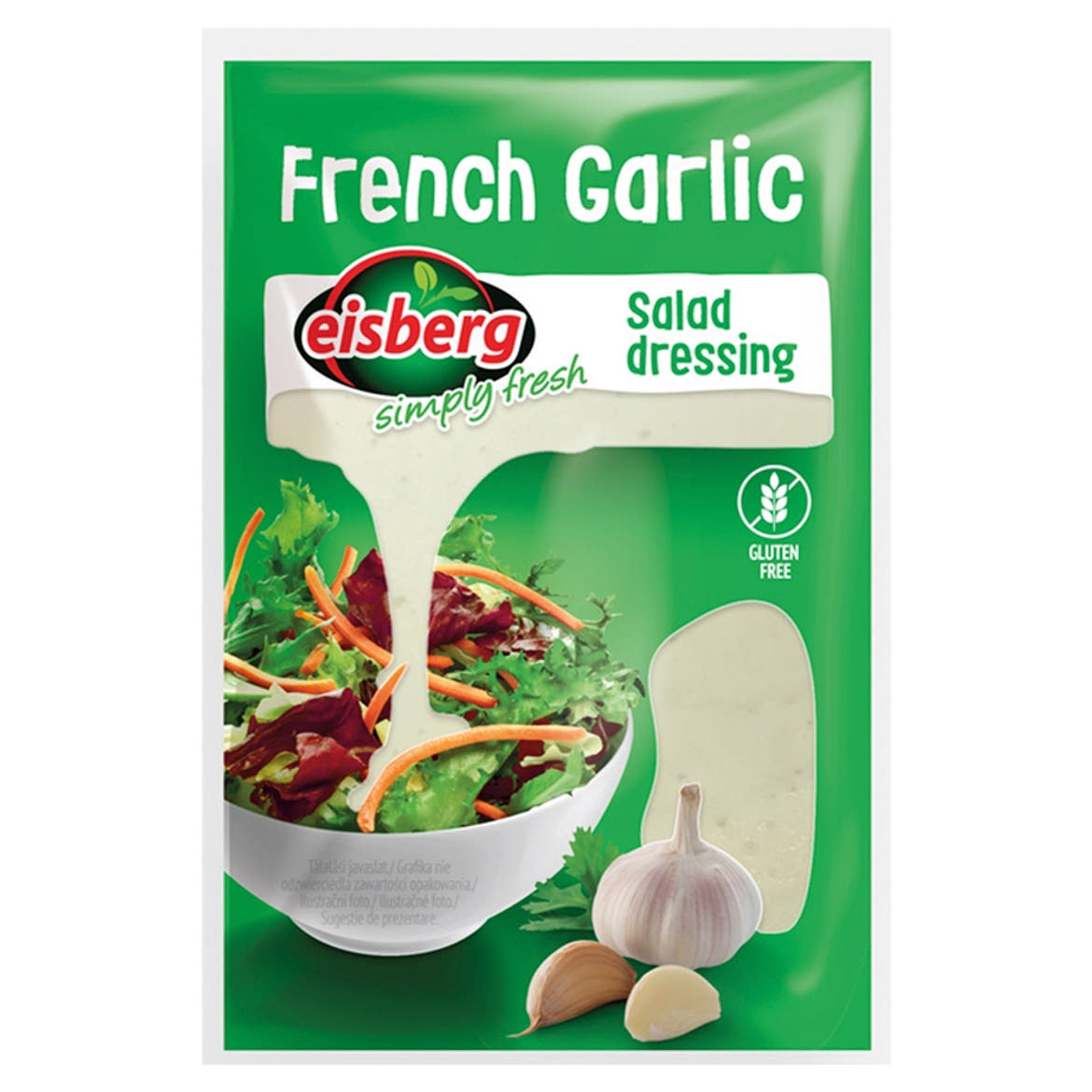 Eisberg Francia jellegű, fokhagymás salátaöntet