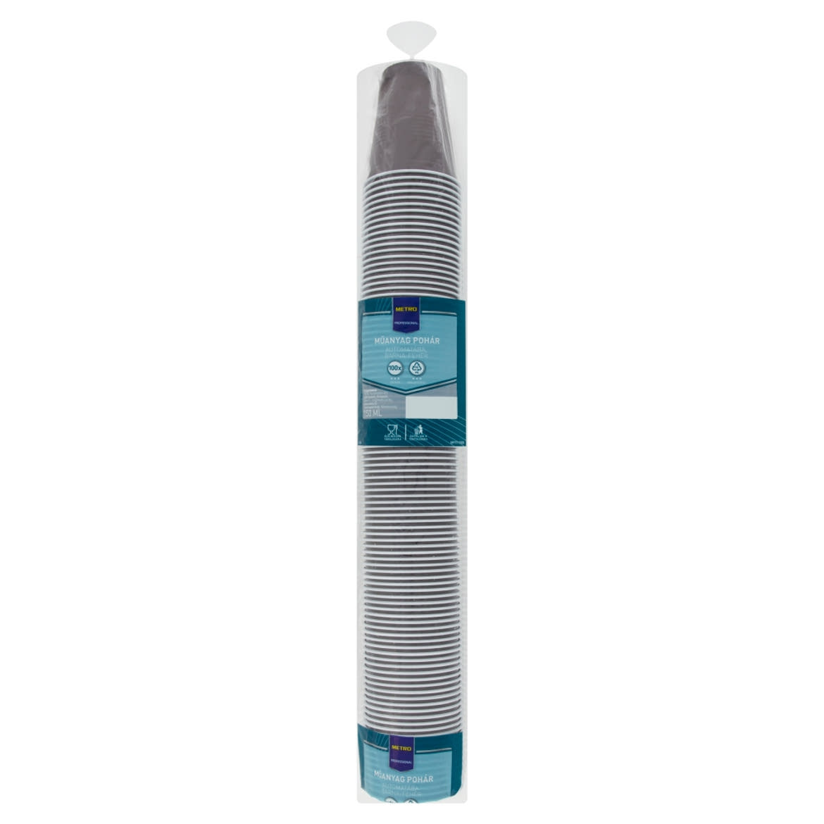 Metro Professional barna-fehér műanyag pohár automatába 150 ml