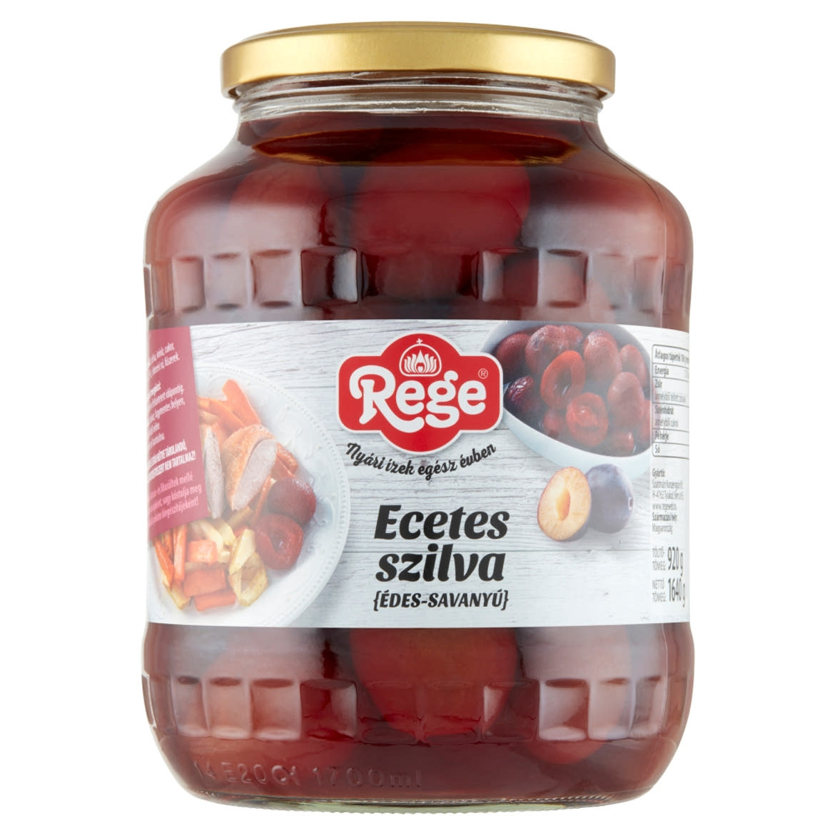 Rege édes-savanyú ecetes szilva