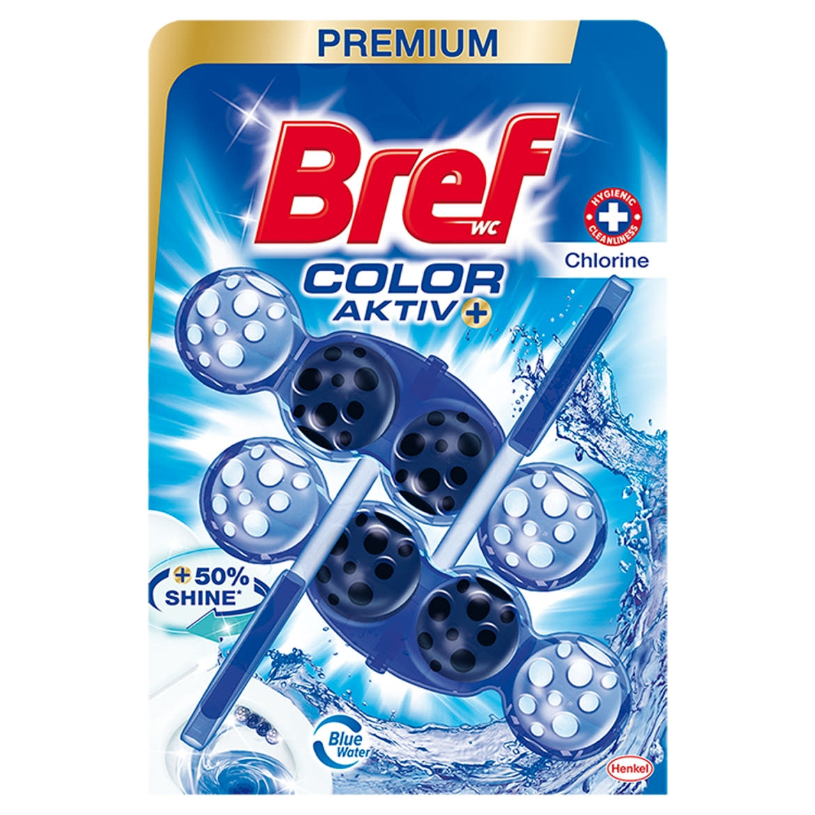 Bref Color Aktiv Chlorine WC-frissítő 2 x