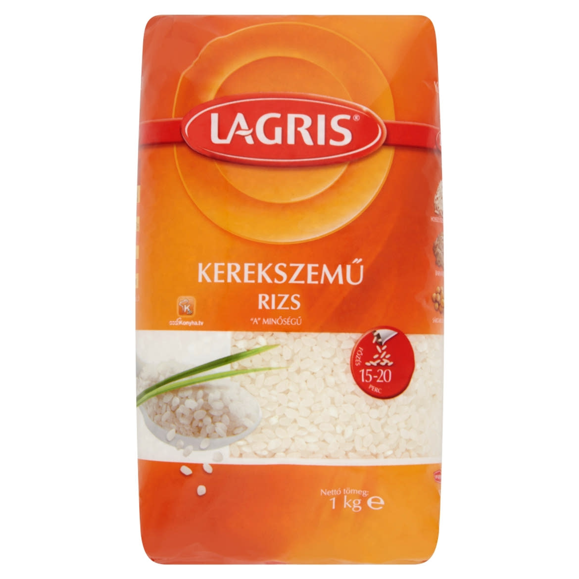Lagris kerekszemű rizs