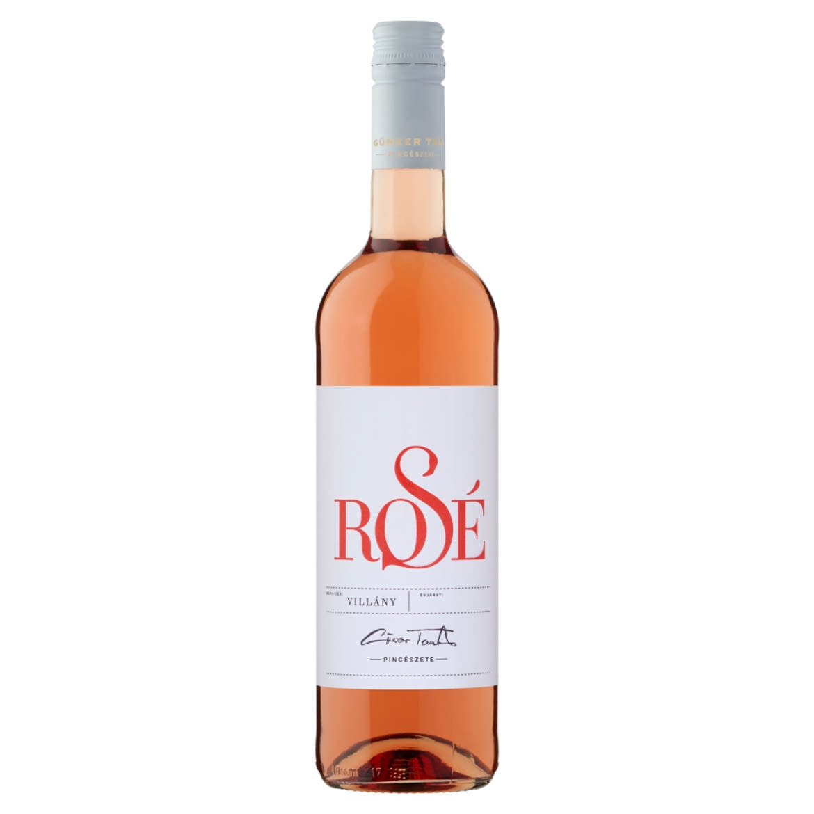 Günzer Tamás Villányi Rosé classicus rosébor 750 ml