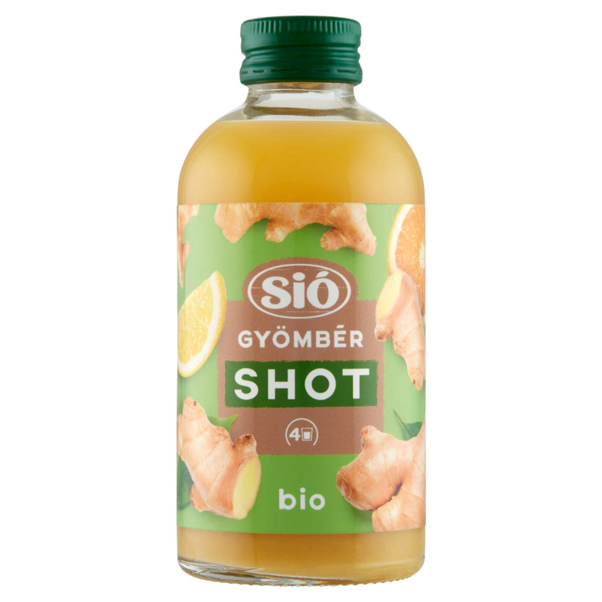 Sió bio 100% narancs-citrom-gyömbér shot