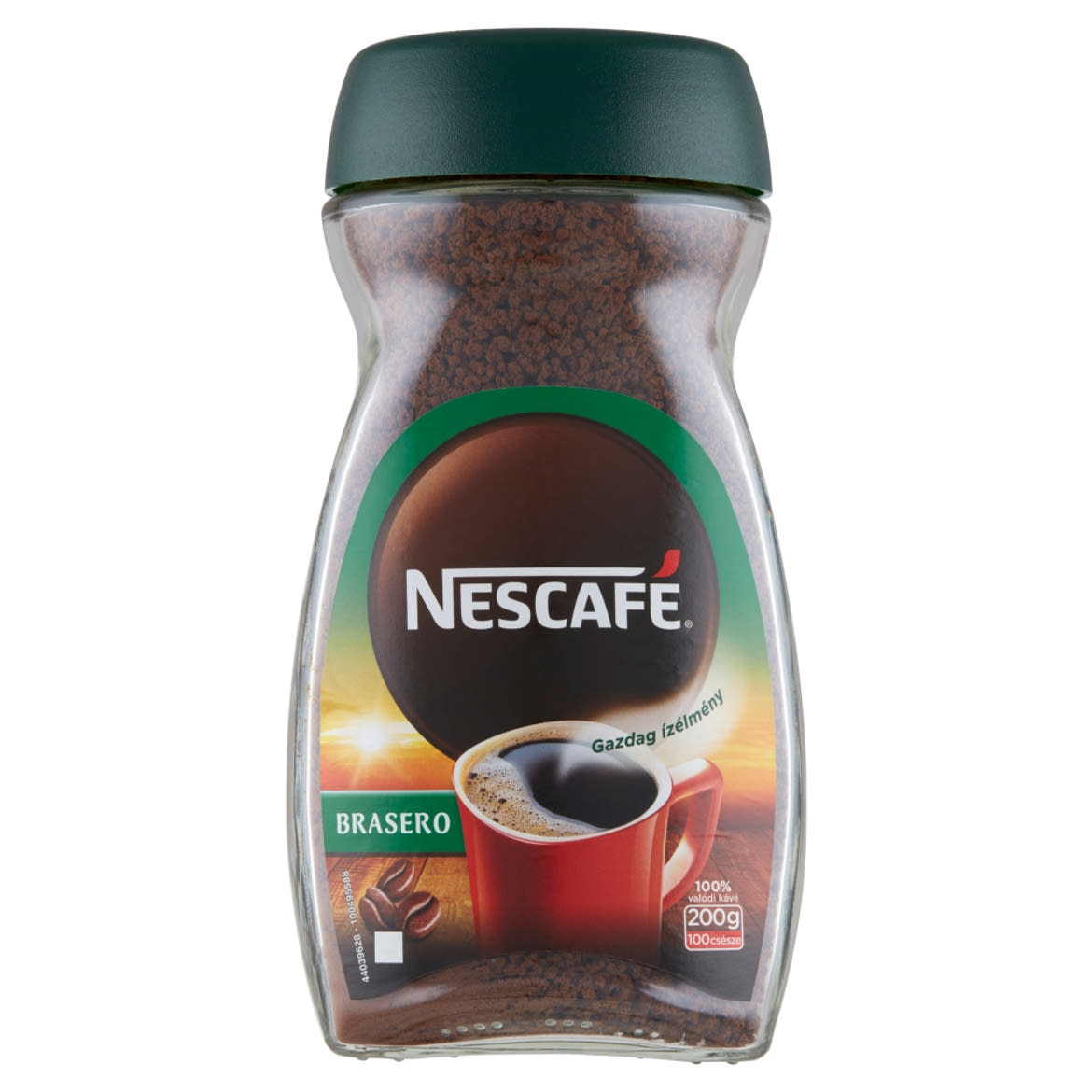 Nescafé Brasero azonnal oldódó kávé, 100 csésze