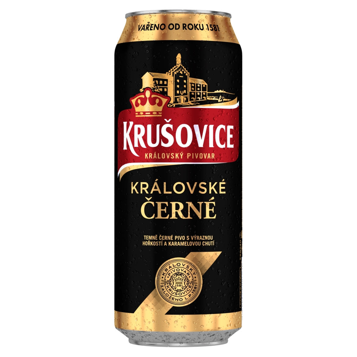 Krušovice eredeti cseh import barna sör 3,8%