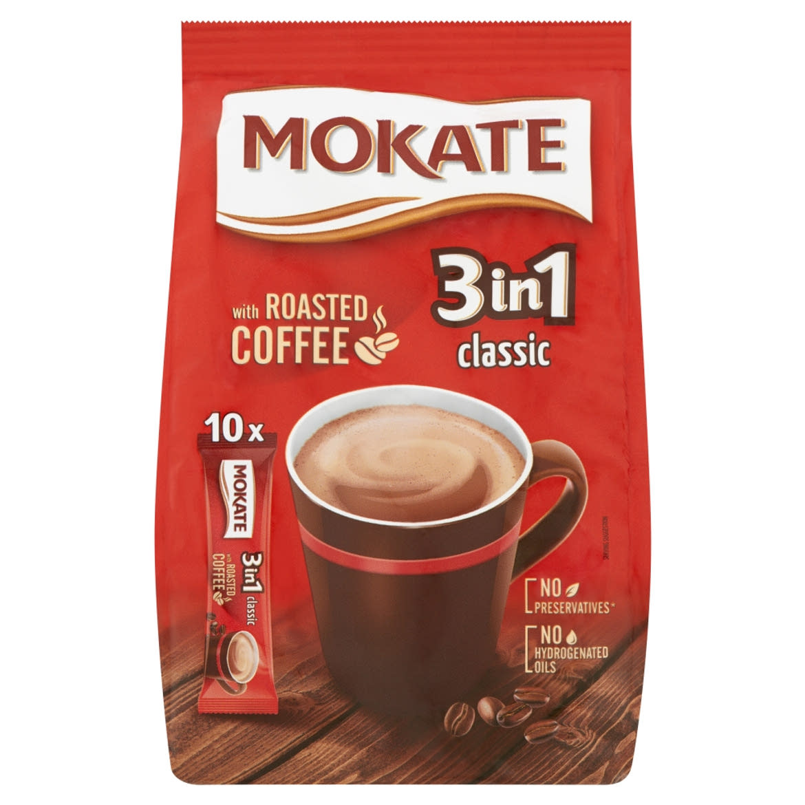 Mokate 3in1 Classic azonnal oldódó kávéspecialitás 10x17 g