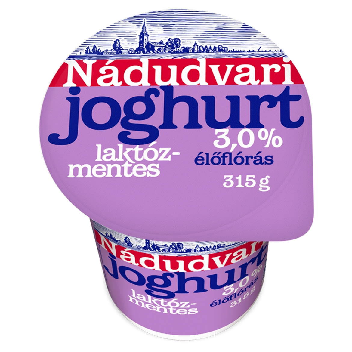 Nádudvari laktózmentes, élőflórás, natúr joghurt 3%