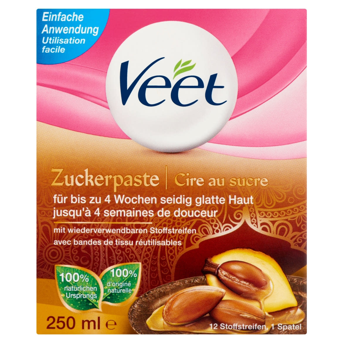 Veet szőrtelenítő cukorpaszta argánolajjal