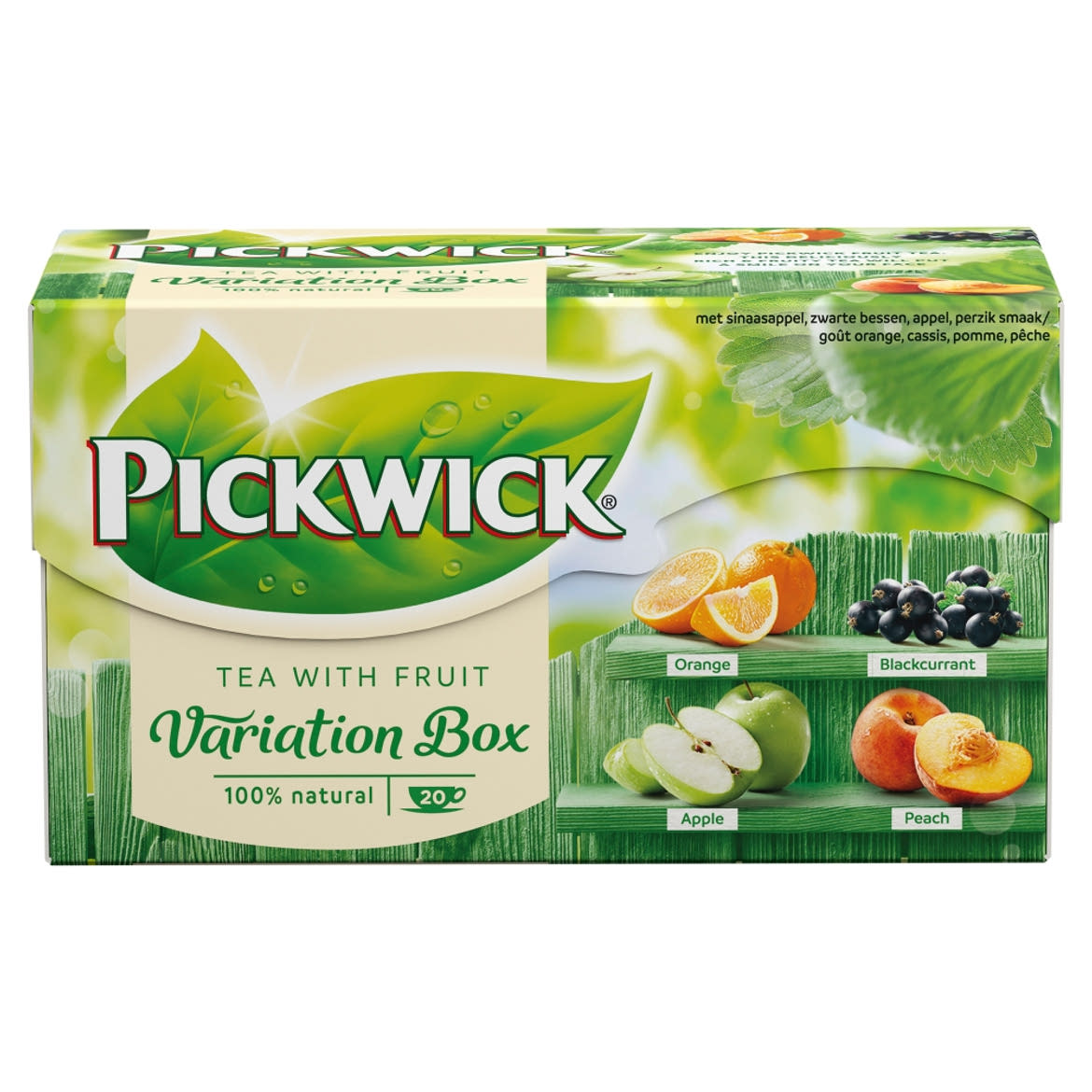 Pickwick Variaton Box variációk 4-féle gyümölcsízű fekete tea 20 filter