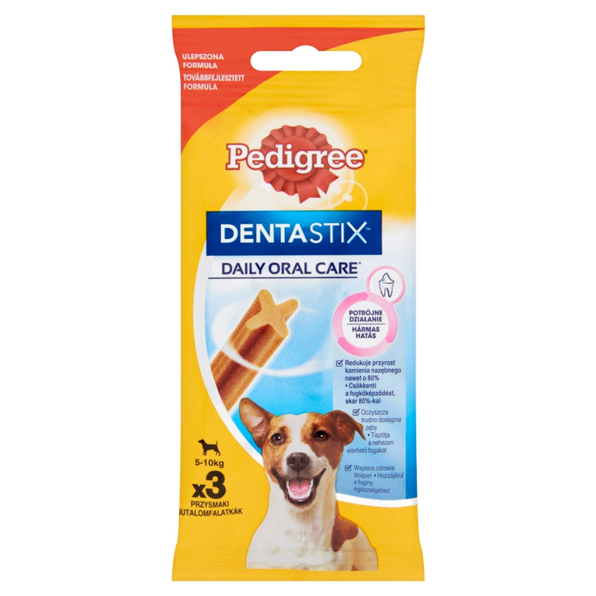 Pedigree DentaStix jutalomfalat 5-10 kg-os kutyáknak 3 db