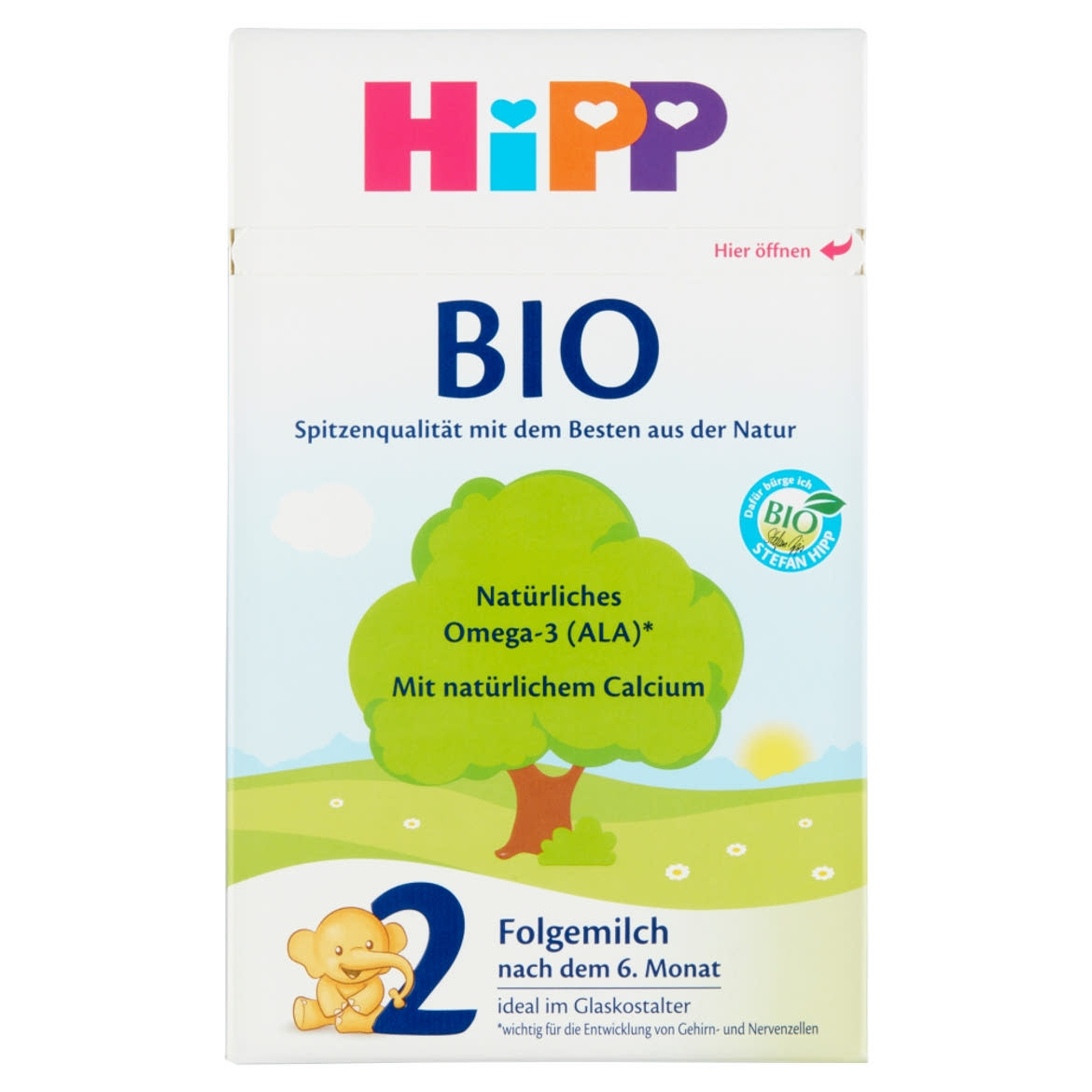 HiPP 2 BIO tejalapú anyatej-kiegészítő tápszer 6 hónapos kortól 2 x 300 g