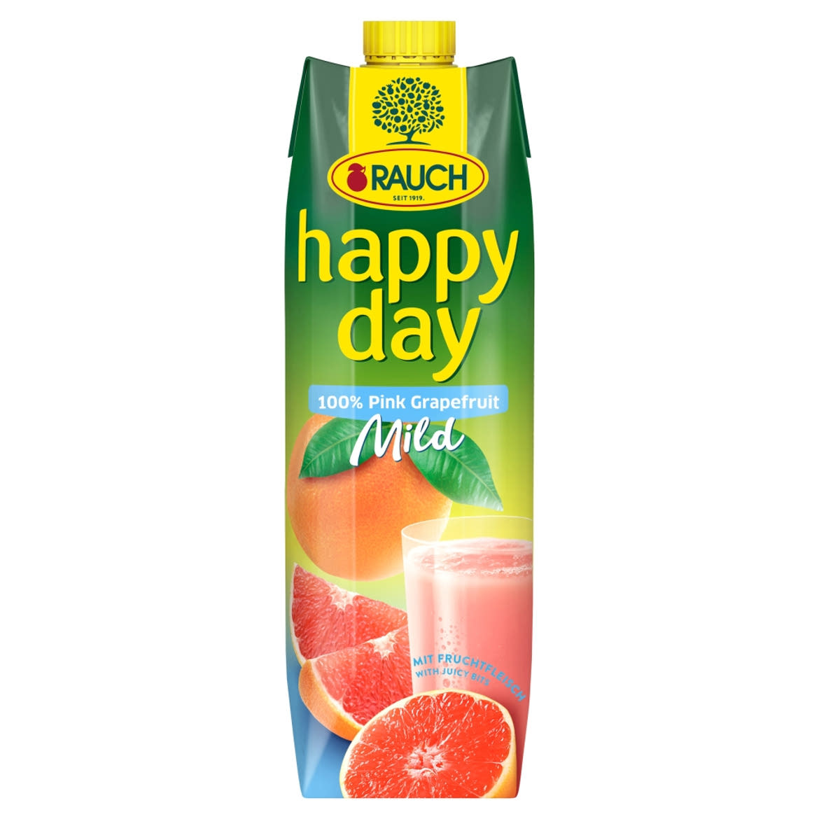 Rauch Happy Day Mild 100% pink grapefruitlé gyümölcshússal