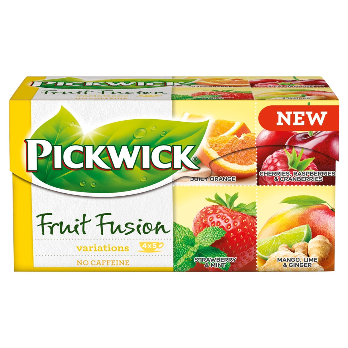 Pickwick Fruit Fusion gyümölcs- és gyógynövénytea variációk