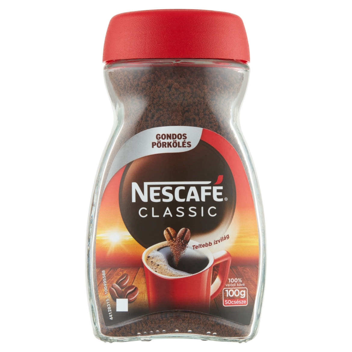 Nescafé Classic azonnal oldódó kávé 50 csésze