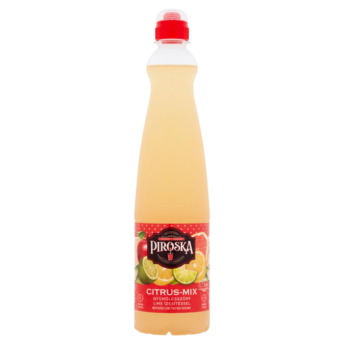 Piroska Citrus-Mix gyümölcsszörp lime ízesítéssel