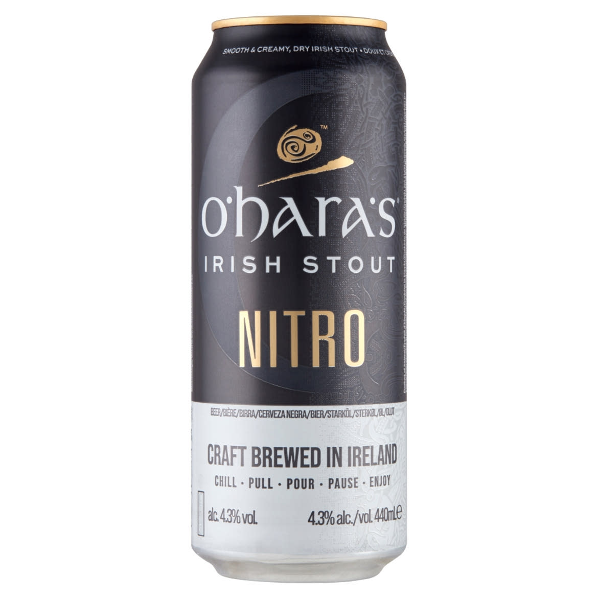 O'Hara's Nitro Irish Stout eredeti ír barna sör 4,3%