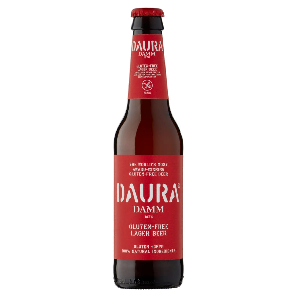 Daura Damm gluténmentes import világos spanyol sör 5,4%