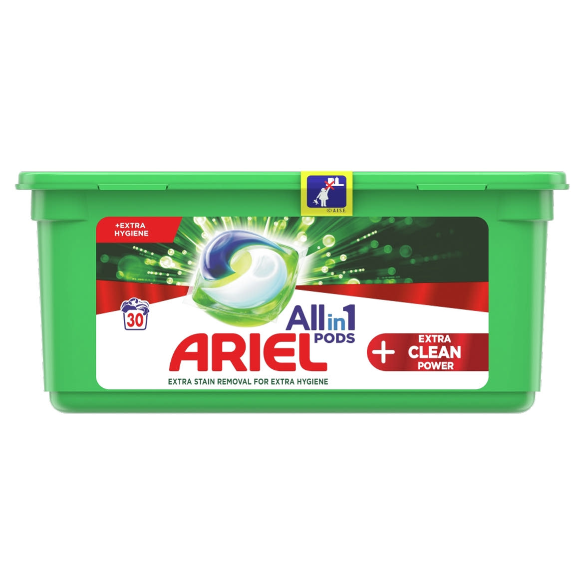 Ariel Allin1 PODS +Extra Clean Power Mosókapszula, 30 Mosáshoz