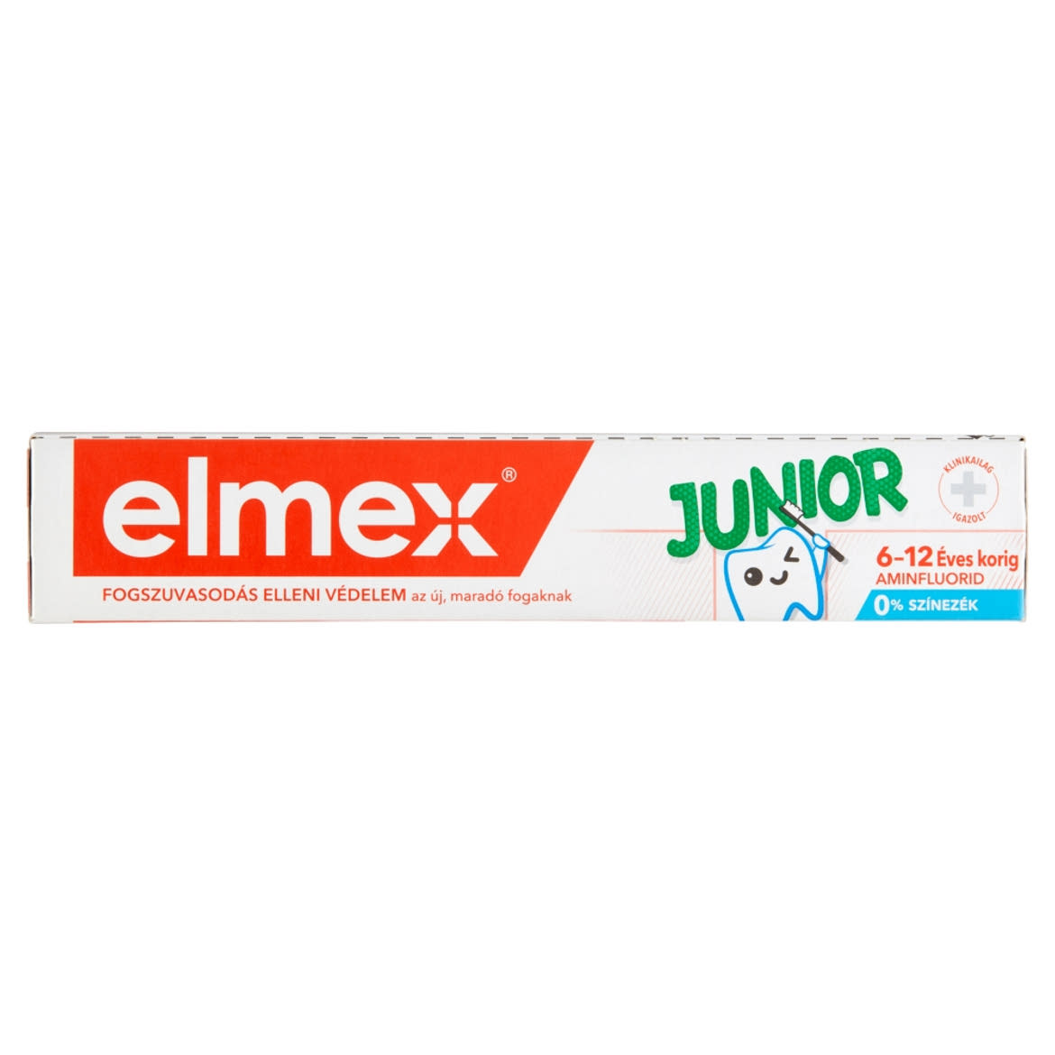 elmex Junior fluoridos fogkrém  6-12 éves korig