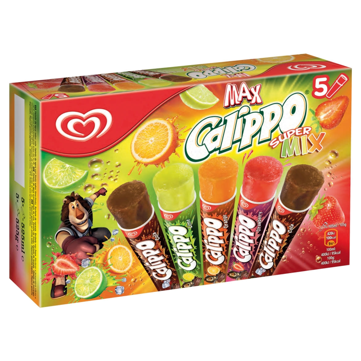 Calippo Max Super Mix 5 x 105 ml