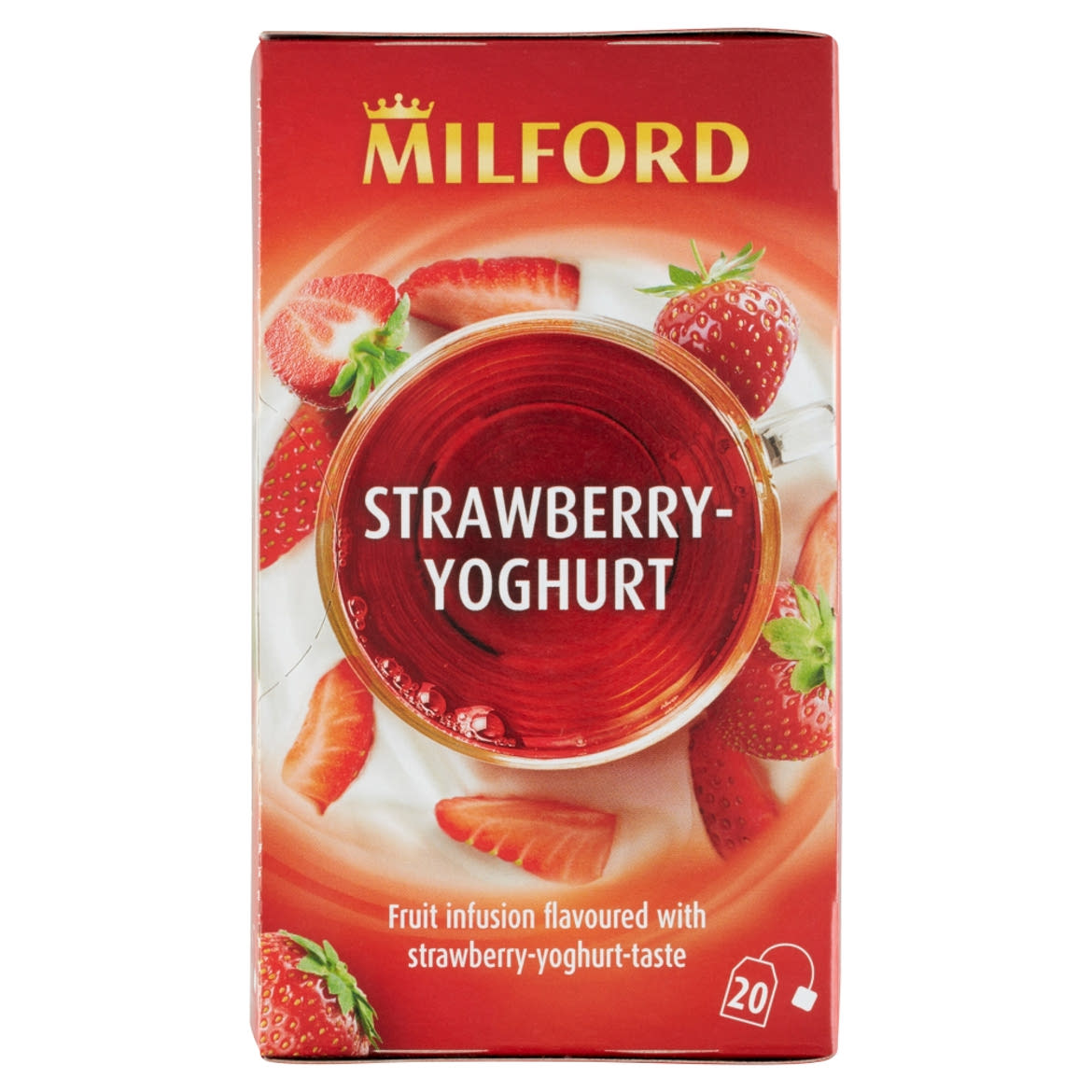 Milford Strawberry-Yoghurt eper-joghurt ízű gyümölcstea