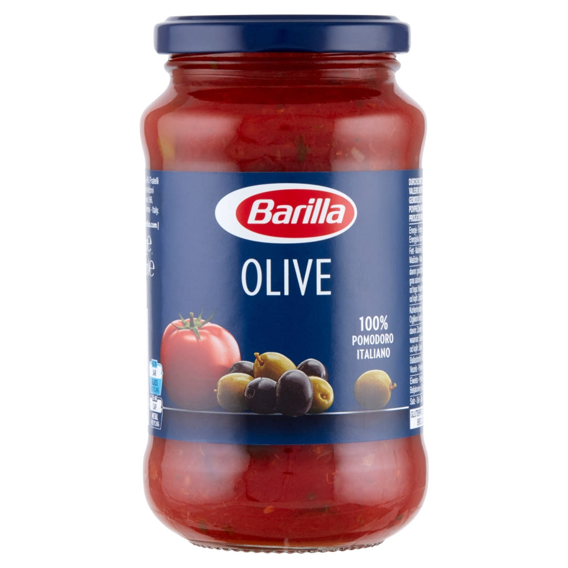 Barilla Olive paradicsomszósz zöld és fekete olívabogyóval